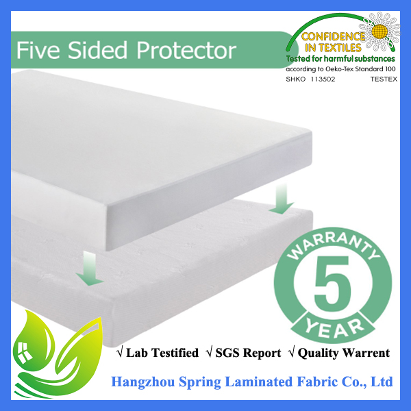 Best Seller Queen Size Terry Cloth Waterproof Mattress Protector, 10 Years Warranty