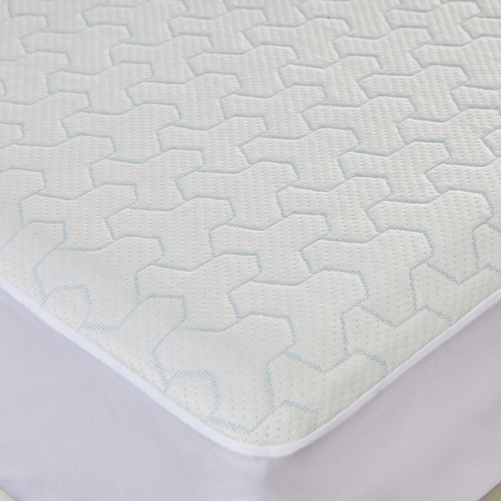 Full Sizes Customized Hot Sale Noiseless Soft Breathable Ice-silk Waterproof Mattress Cover Mattress Protector