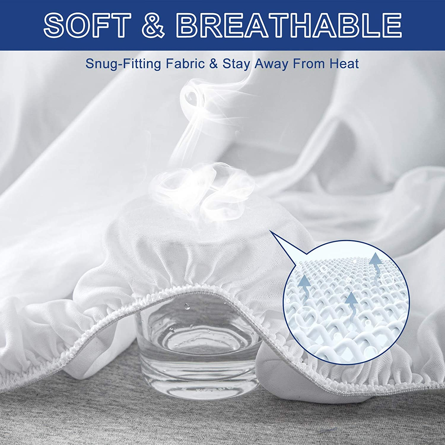 Knitted Waterproof Mattress Protector