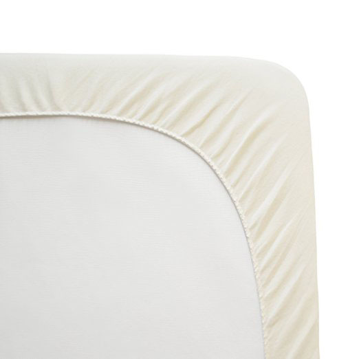 Waterproof Pad Cover Ultra-Soft Bamboo Fitted Sheet with Large 9" Skirt Crib Mattress Protector