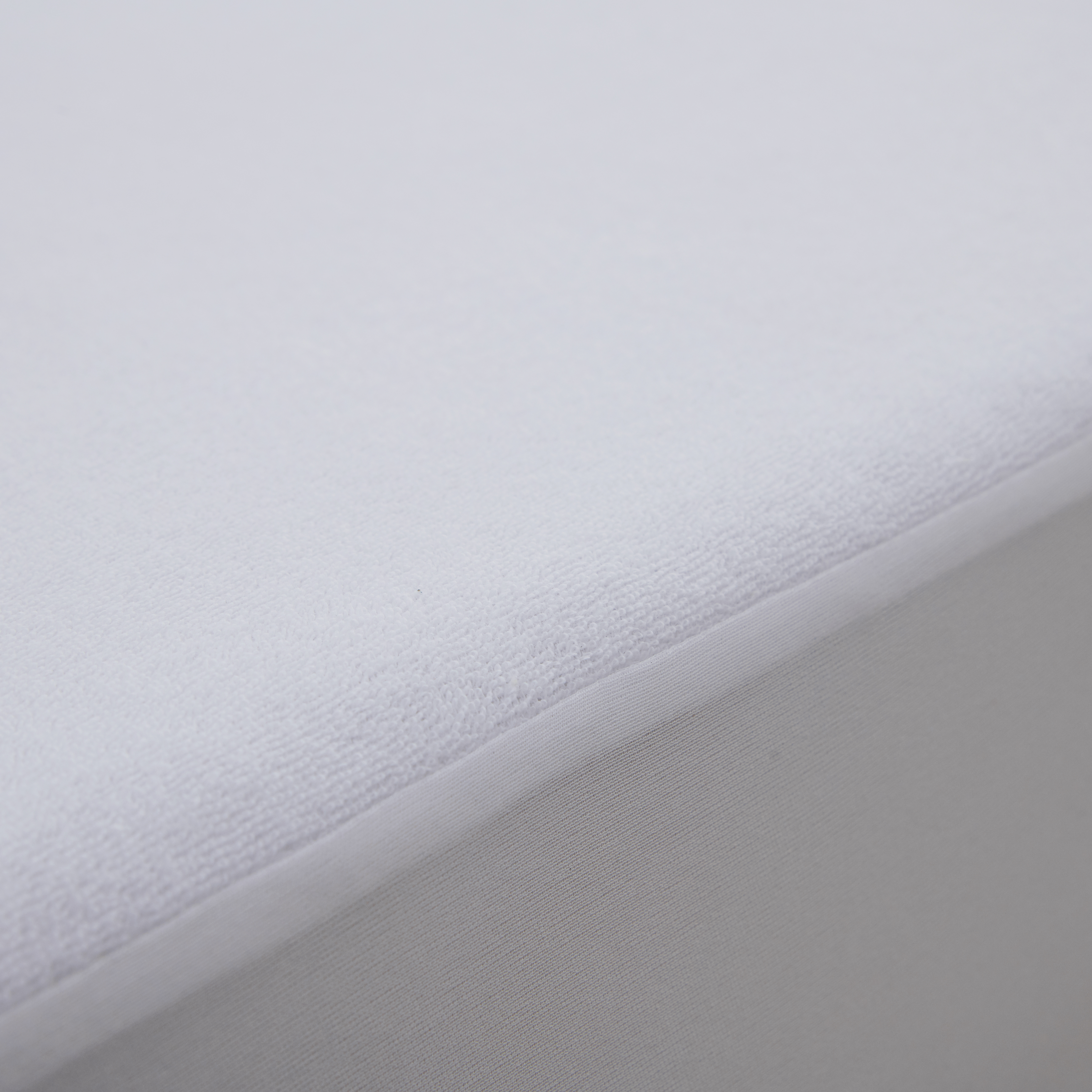 White Cotton Terry Cloth Waterproof Mattress Protector