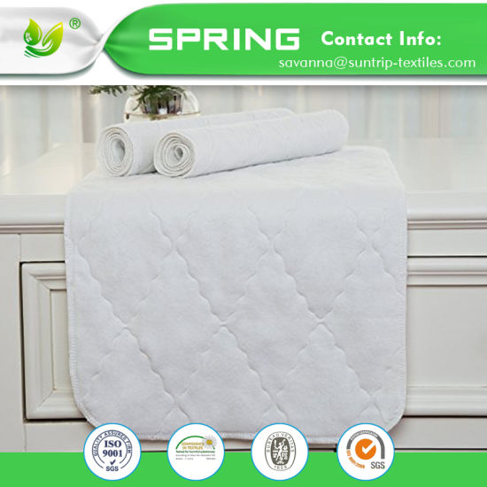 Quilted Baby Crib Cover and Protector Bamboo Waterproof Crib Mattress Pad