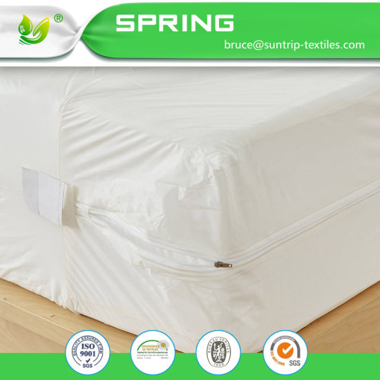 100% Cotton Anti Allergy Treated Zipped Mattress Pillow Protector Quantity