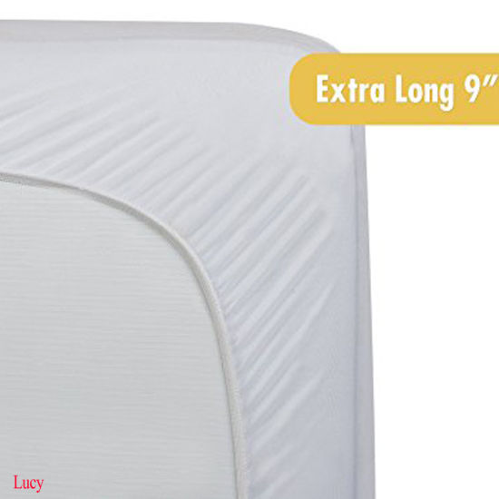 Chinese Suppliers Pack N Play Fitted Sheet Waterproof Crib Mattress Pad Cover for Baby Cot