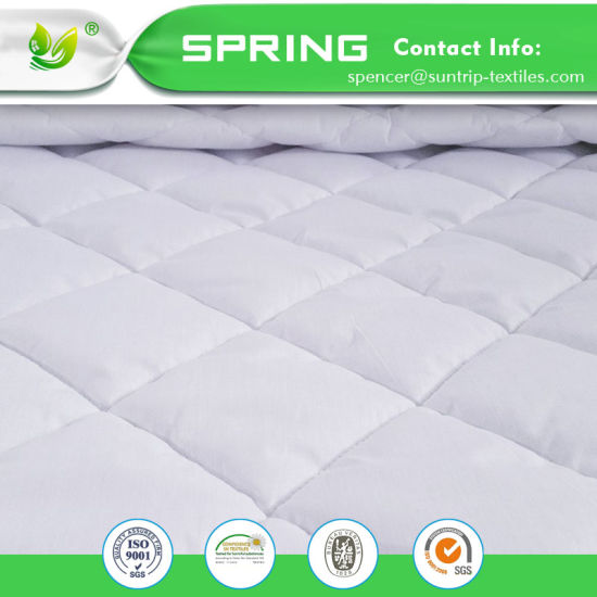 Waterproof Mattress with Bamboo Fabric Hypoallergenic Deep Pocket Protector Cover Full Size Bed Bug Proof