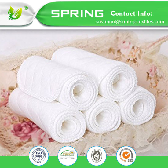 Baby Toddler Home Fitted White Crib Mattress Pad Cover Waterproof Protector Pad