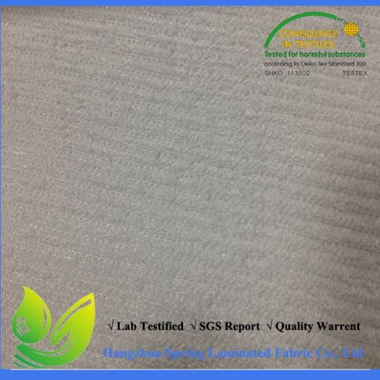 Waterproof Stretch Waterproof Turkish Terry Cotton Laminated Fabric