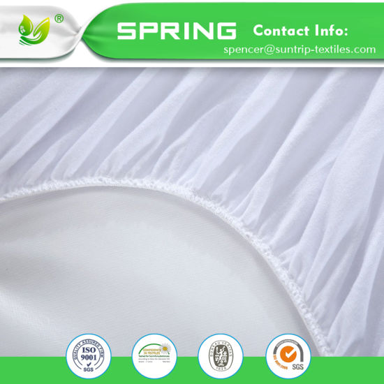Bed Bug Proof Fitted Style Baby Crib Mattress Protector / Cover with TPU Laminated