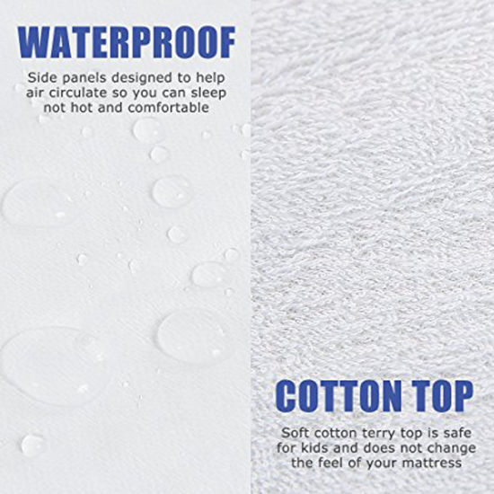 Premium Hypoallergenic Vinyl Free Waterproof Mattress Protector