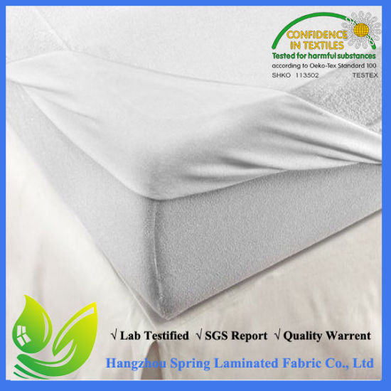 Terry Towelling Waterproof Fitted Bed Cover Mattress Protector
