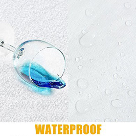 Queen Mattress Protector 100% Waterproof Mattress Pad Cover Breathable/Hypoallergenic/Vinyl Free