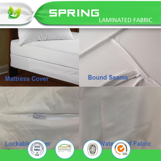 Premium Zippered Waterproof Mattress Encasement Bed Bug Proof Mattress Cover