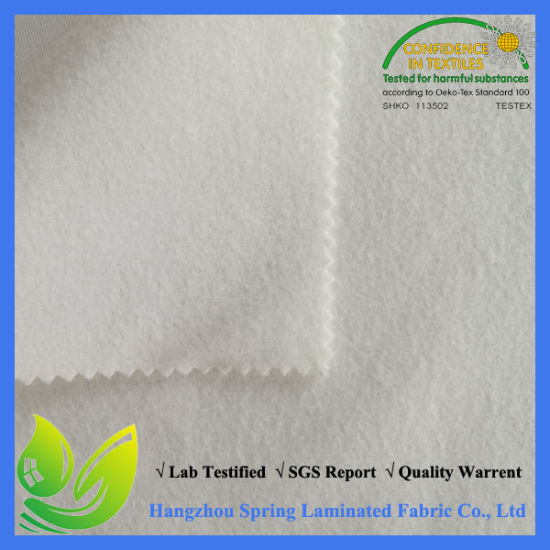 Double Sieded Cotton Flannel Sandwich Waterproof Fabric, Lamianted with TPU Membrane