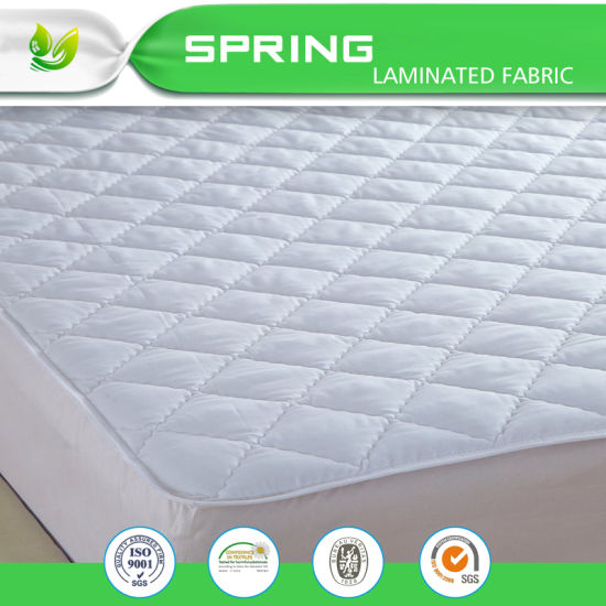 Hot Selling Polyester Fabric Quilted Style Cheap Hotel Mattress Protector