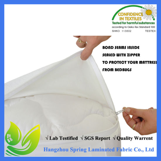 Made in China Extra Soft Fitted Bamboo Mattress Protector