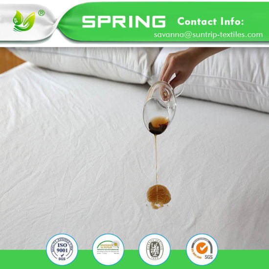 Bamboo Hypoallergenic Deep Pocket Protector Waterproof Mattress Cover Queen Size