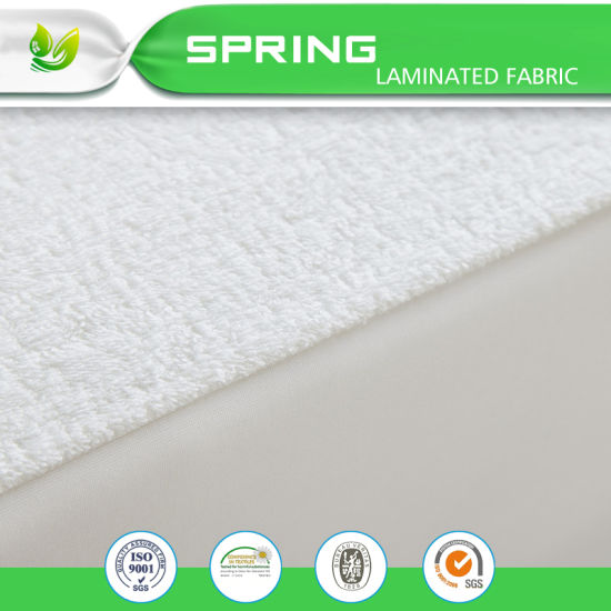 100% Organic Cotton Terry Cloth Mattress Protector Waterproof
