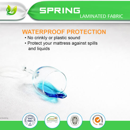 Wholesale Eco Terry Hypoallergenic Waterproof Mattress Protector Fitted Mattress Protector