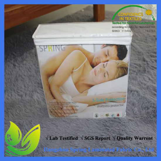 China Wholesale Hot Sale 100% 120GSM Bamboo Jersey Mattress Protector