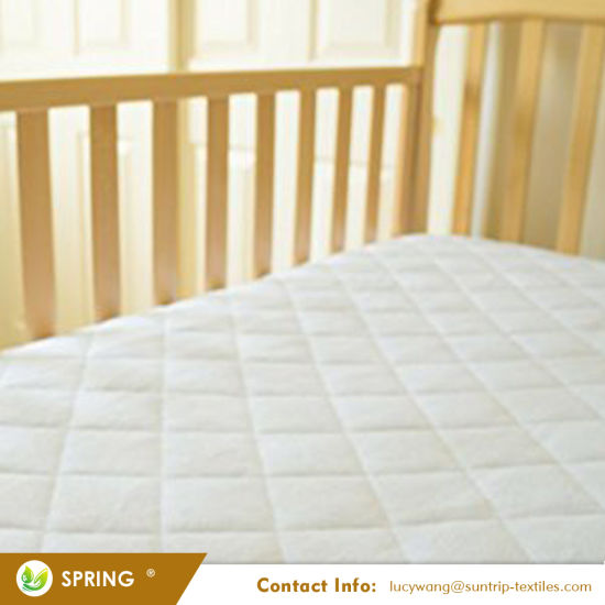 Premium Hypoallergenic Waterproof Quilted Crib & Toddler Bed Mattress Pad / Cover