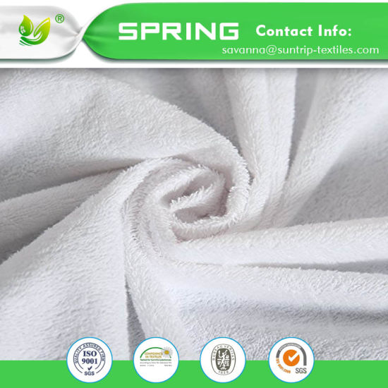 Mattress Protector - 100% Waterproof, Hypoallergenic - Premium Fitted Cotton Terry Cover