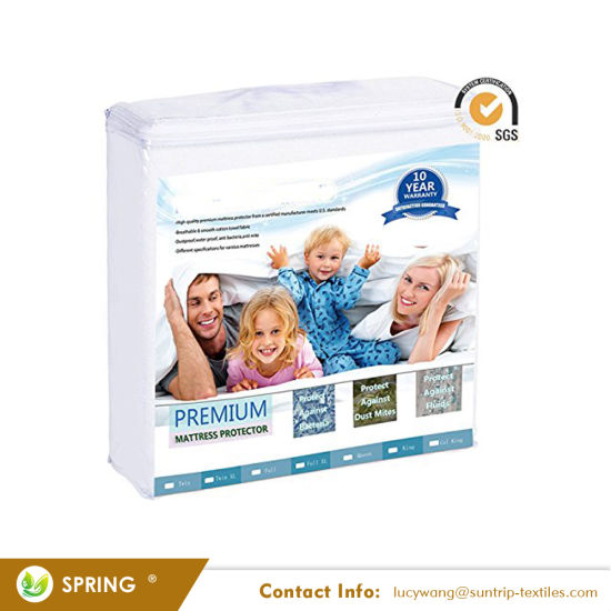 Queen Size Premium Hypoallergenic Terry Fabric Waterproof Mattress Cover