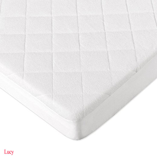 Super Absorbent Durable and Easy to Wash Waterproof Quilted Crib Mattress Pad Cover