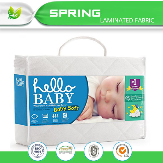 Carter′s Keep Me Dry Baby Crib Mattress Pad-White