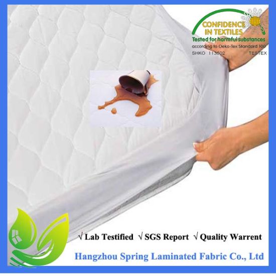 Microplush Fitted Quilted Waterproof Mattress Pad - Queen