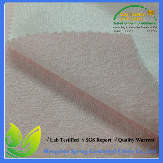 Mattress Cover White Organic Waterproof Cotton Terry Cloth Fabric