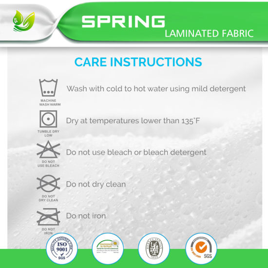 Cot Bed Brushed Cotton Mattress Encasement Sheet Cover Waterproof Washable Urine